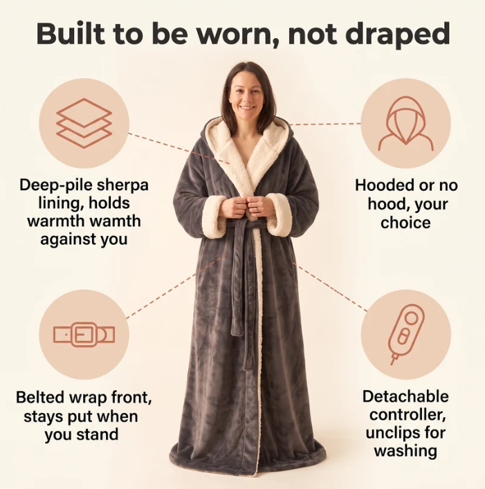 CozyCo Heated Robe